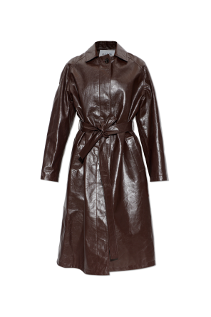 JIL SANDER Double-breasted leather coat | Women's | Vitkac